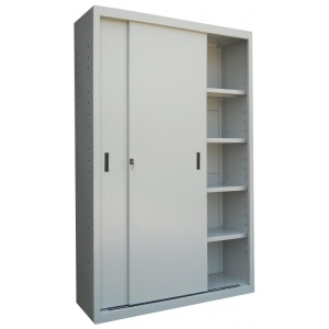 Dulap metalic cu usi glisante H 1900, 1200x450x1900 mm - Img 2