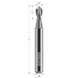 Freza cu 2 caneluri, Datron 0068795, 5.0x10x6.0mm - Img 4
