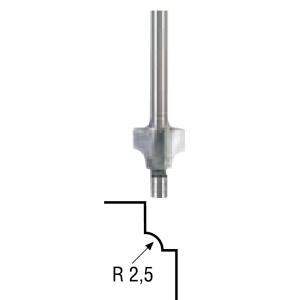 Freza cu radius concav R2.5mm - Img 6
