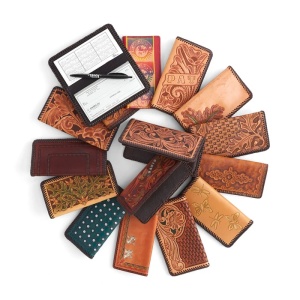 Kit husa din piele pentru carnet de cecuri Tandy Leather SUA - Img 8