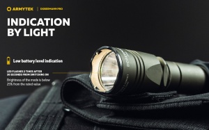 Lanterna tactica Armytek Dobermann Pro Magnet USB Olive Warm 1400 lm cu acumulator inclus - Img 15