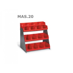M.A.S. 20 Stand 16 cutii organizare / depozitare piese