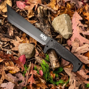 Maceta SOG SOGfari Tanto Machete 10", otel 3Cr13, lama Tanto 254 mm - Img 12