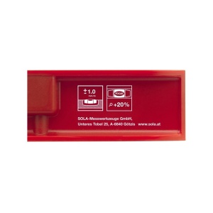 Nivela din plastic PTF 25 2 bule, SOLA - Img 11