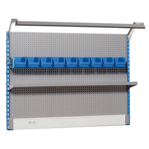 Panou perforat, cu iluminator si cutii organizator pentru piese mici, cu 2 prize, Unior 625759, Modul MC9, 1500 x 1155 mm - Img 2