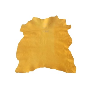 Piele Camoscio Galben pentru Proiecte Mici - Piele Naturala (cod CAM 32)
