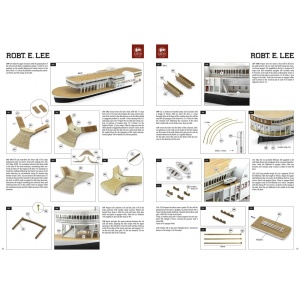Planuri constructie navomodel Amati Robert E. Lee - Img 2
