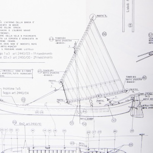 Planuri constructie navomodel, Caorlina, Scara 1:30, Amati Italia - Img 2