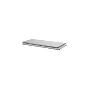Polite metalice raft Dolle Steelboards 800x300 mm, albe, 2 bucati - Img 9