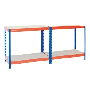 Raft metalic depozitare, 192 x 120 x 50 cm,4 polite, 300 kg/polita - Img 5
