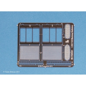 RB-P32021 Radiator pentru MUSTANG, inclocuire piese kit Tamyia