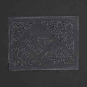 Sablon pielarie pentru colturi SHERIDAN - Tandy Leather SUA - Img 3