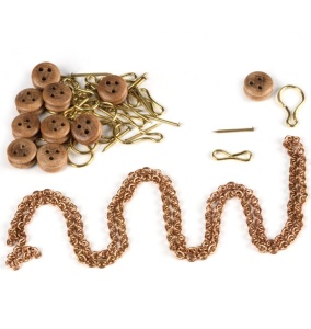 Set 10 suporti cu capete berbec navomodelism, 7mm, Amati