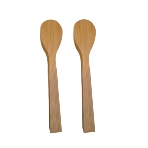 Set 2 linguri de cioplit din lemn de cires - Img 2