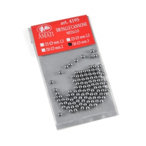 Set 20 ghiulele de tun, 3mm, Amati - Img 2