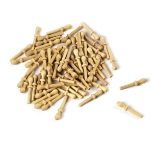 Set 50 cavile din lemn de cimisor, 14mm, Amati