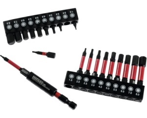 Set biți WGB 1/4", hexagon cu adaptor - Img 4