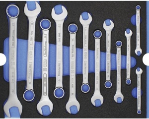 Set chei combinate fixe și inelare WGB 268x38x342 mm, inserție pentru sertare, 12 piese