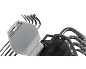Set chei torx WGB TX10-TX50, 9 piese, crom-vanadiu - Img 2