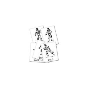 Set de 5 figurine metalice ofiter si marinari pentru navomodele / hobby, 22mm, Amati Italia