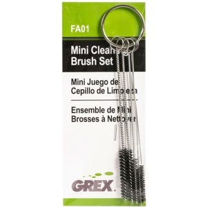 Set de curatare mini pentru aerografe Grex - Img 2