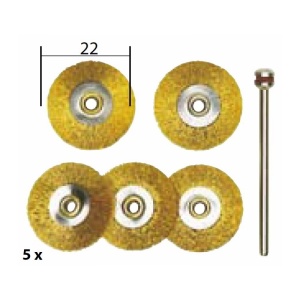 Set discuri din alama, 22mm, Proxxon 28962 - Img 3