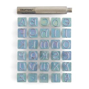Set stante embosare piele ALFABET litere mari 12.7 mm, Tandy Leather - Img 3