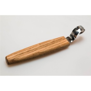 SK1Oak Cutit de cioplit linguri 25mm, cu maner de stejar, BeaverCraft - Img 9