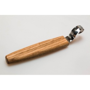 SK1Oak Cutit de cioplit linguri 25mm, cu maner de stejar, BeaverCraft - Img 3