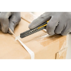 Stanley 0-10-150, Cutter cu blocare prin glisare, dispozitiv de rupere a lamei, 130mm + o lama segmentata 9mm - Img 6