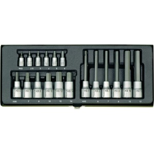 Trusa speciala pentru suruburile HEX, Proxxon 23100, 18 piese - Img 3
