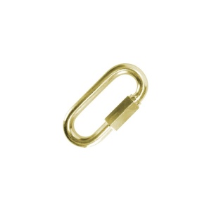 Verigă rapidă Posamo Ø10 mm, oțel zincat galben