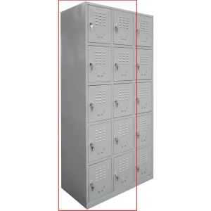 Vestiar cusetat 2x5 cusete- "MAXI", 600x500x1800 mm - Img 2