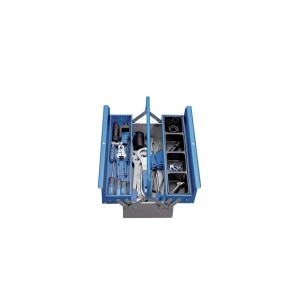 1600E1N Set de scule pentru bicicleta in cutie metalica, Unior - Img 2