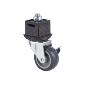 6066000 Picior cu rola si frana dirijabil, Wolfcraft