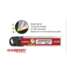 7556.1 SK4 Set 10 lame cutter segmentate 18 mm, KRONUS - Img 3