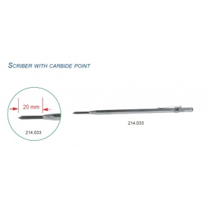 Ac de trasat cu varf de carbura, 160 mm - Img 2