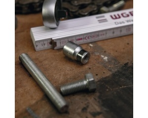 Adaptor biți WGB 3/8"-1/4", crom-vanadiu - Img 2