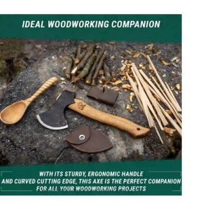 AX3 Topor de despicat / universal Woodcraft Bushcraft, BeaverCraft - Img 5