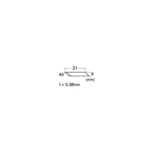 BDA-200P Set 40 lame precizie cu varf la 45°, NT Cutter - Img 6