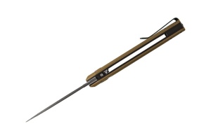 Briceag automat de vanatoare Buck Deploy Auto Sniper 0838BRS1-B, otel S35VN, maner aluminiu, Button Lock - Img 3
