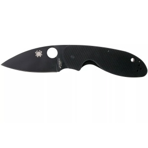 Briceag Efficient™ G-10 negru/lama neagra, Spyderco