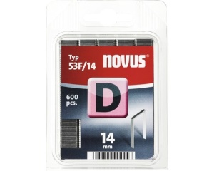 Capse zincate Novus D 14x11,3mm, pentru capsatoare manuale & electrice, pachet 600 bucăți