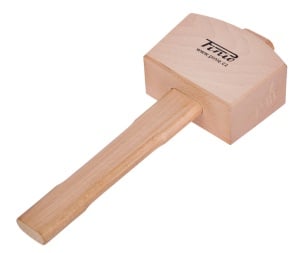 Ciocan din lemn pentru tamplarie, cap dreptunghiular Pinie