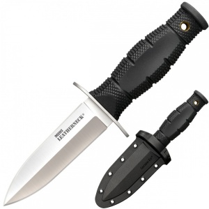 Cutit Cold Steel Mini Leatherneck Double Edge Spear Point 8Cr13MoV cu teaca Secure-Ex CS-39LSAC