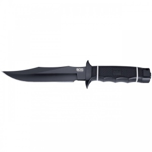 Cutit neck knife SOG Instinct Mini G10 Satin, otel 5Cr15MoV, lama Drop Point 48 mm - Img 3