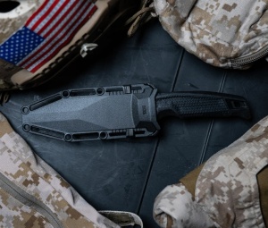 Cutit tactic SOG Recondo FX Black Straight Edge, otel CRYO 440C, lama 117 mm - Img 11