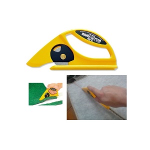 Cutter profesional pentru covor si linoleum OLFA 45-C Japonia, lama rotativa 45 mm - Img 3