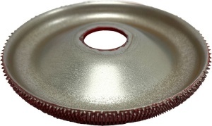 Disc sculptura lemn SABURR - Ø100 mm fata rotunda. - Img 2