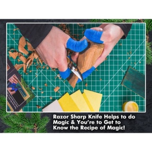 DIY01 Set de sculptura pasari Comfort - Kit complet de incepere pentru adulti, adolescenti si copii, BeaverCraft - Img 3